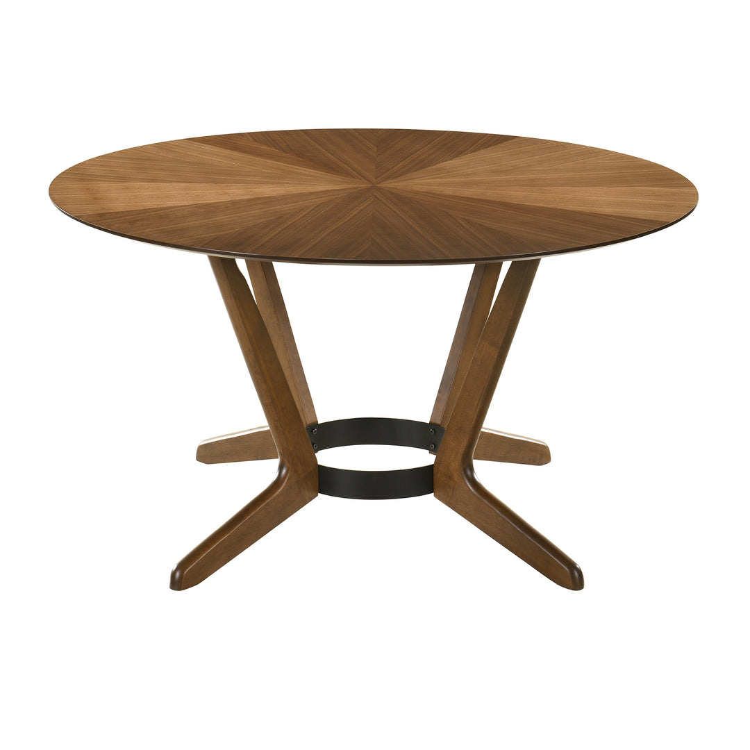 Santana Round Wood Dining Table