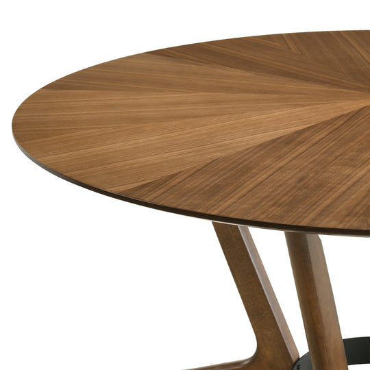 Santana Round Wood Dining Table