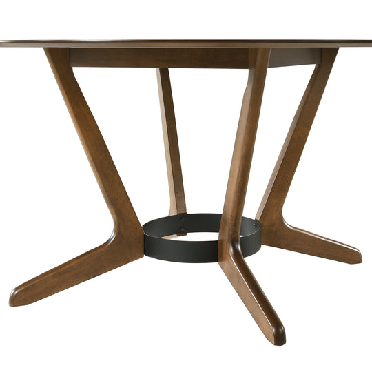 Santana Round Wood Dining Table