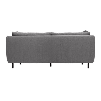 Serenity 79" Fabric Sofa with Black Metal Legs