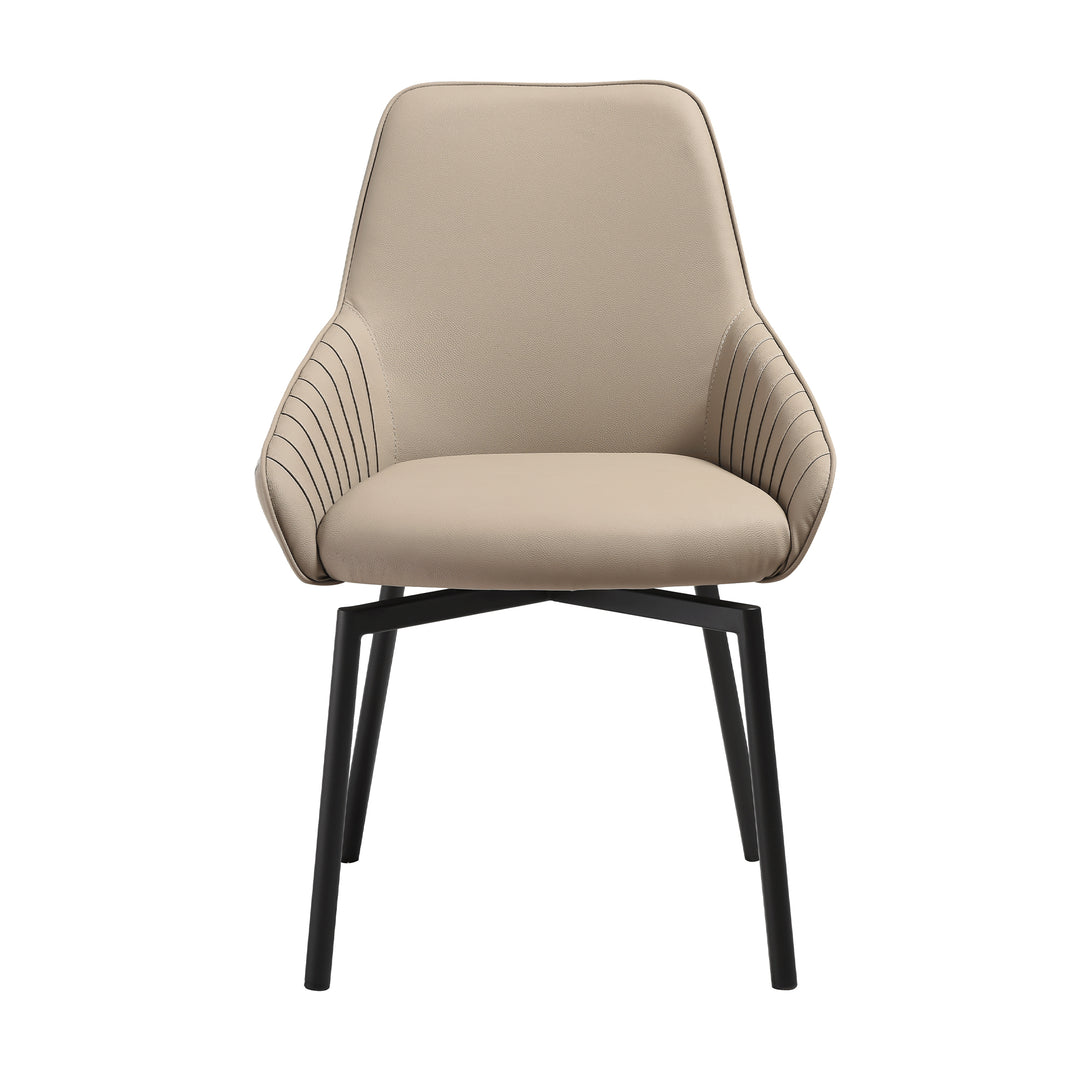 Shilo Swivel Upholstered Dining Chair Set of 2