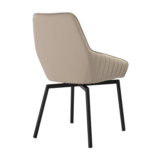 Shilo Swivel Upholstered Dining Chair Set of 2