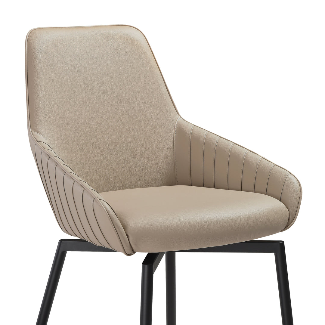 Shilo Swivel Upholstered Dining Chair Set of 2