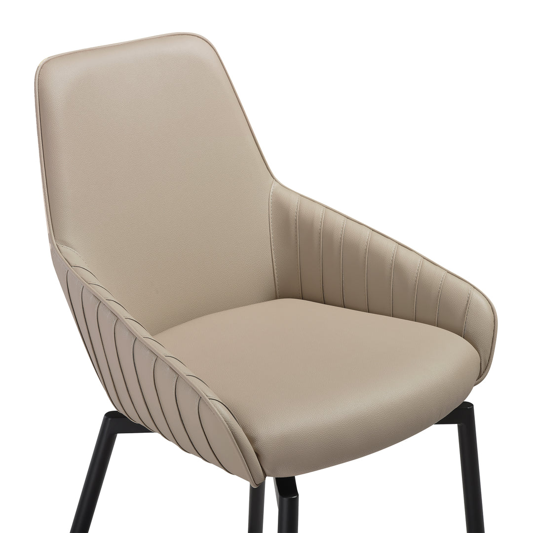 Shilo Swivel Upholstered Dining Chair Set of 2