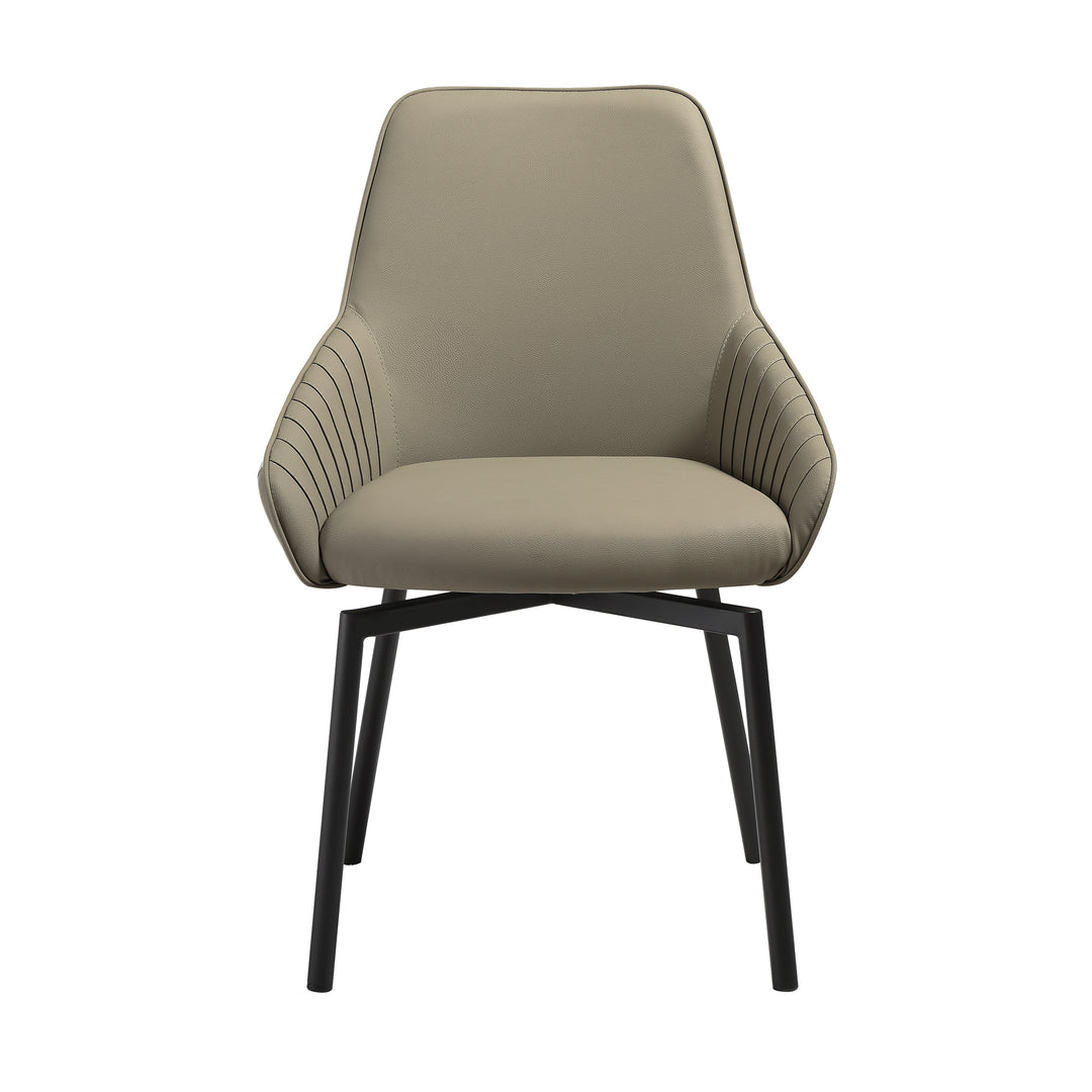 Shilo Swivel Upholstered Dining Chair Set of 2