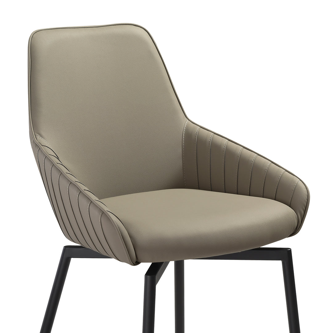 Shilo Swivel Upholstered Dining Chair Set of 2