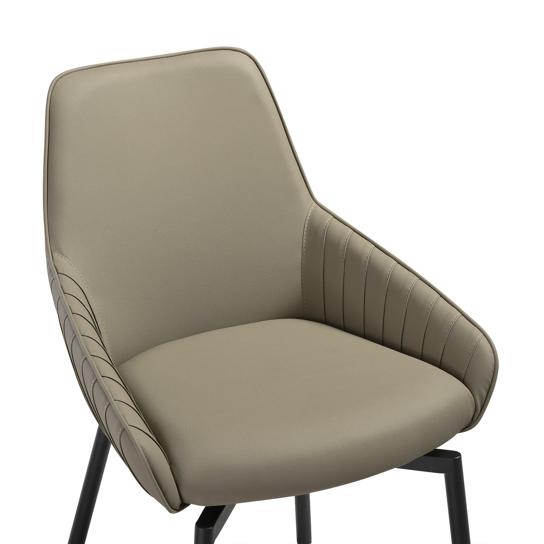 Shilo Swivel Upholstered Dining Chair Set of 2