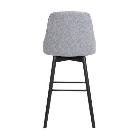 Armen Living Sicily Upholstered Swivel Barstool