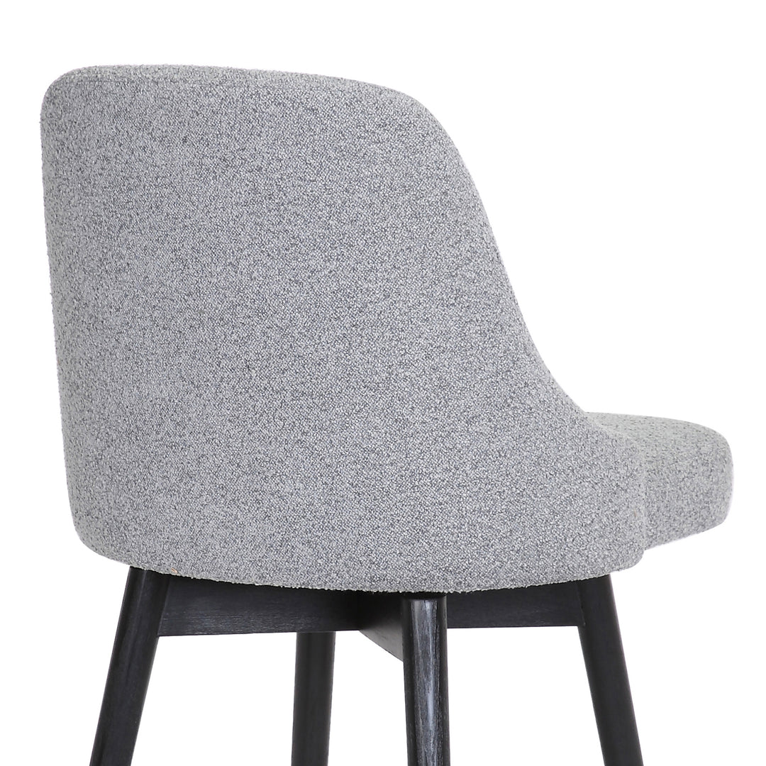 Armen Living Sicily Upholstered Swivel Barstool