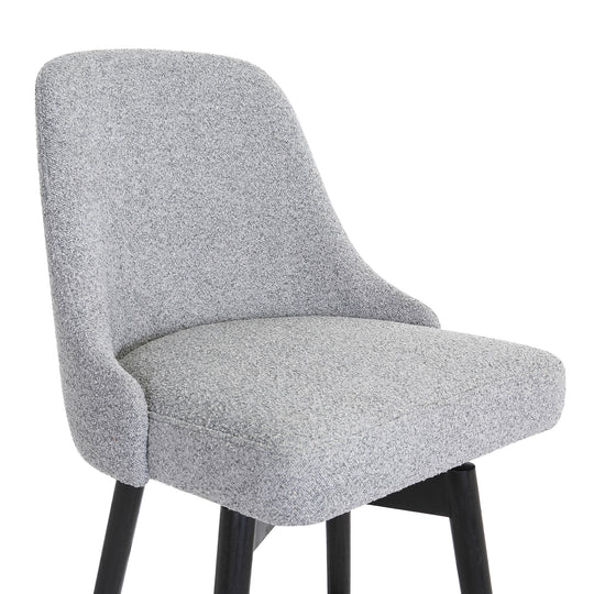 Armen Living Sicily Upholstered Swivel Barstool