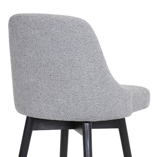 Armen Living Sicily Upholstered Swivel Barstool