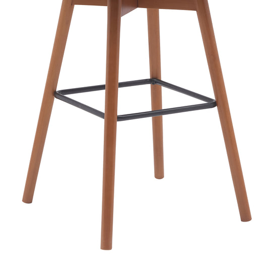 Armen Living Sicily Upholstered Swivel Barstool