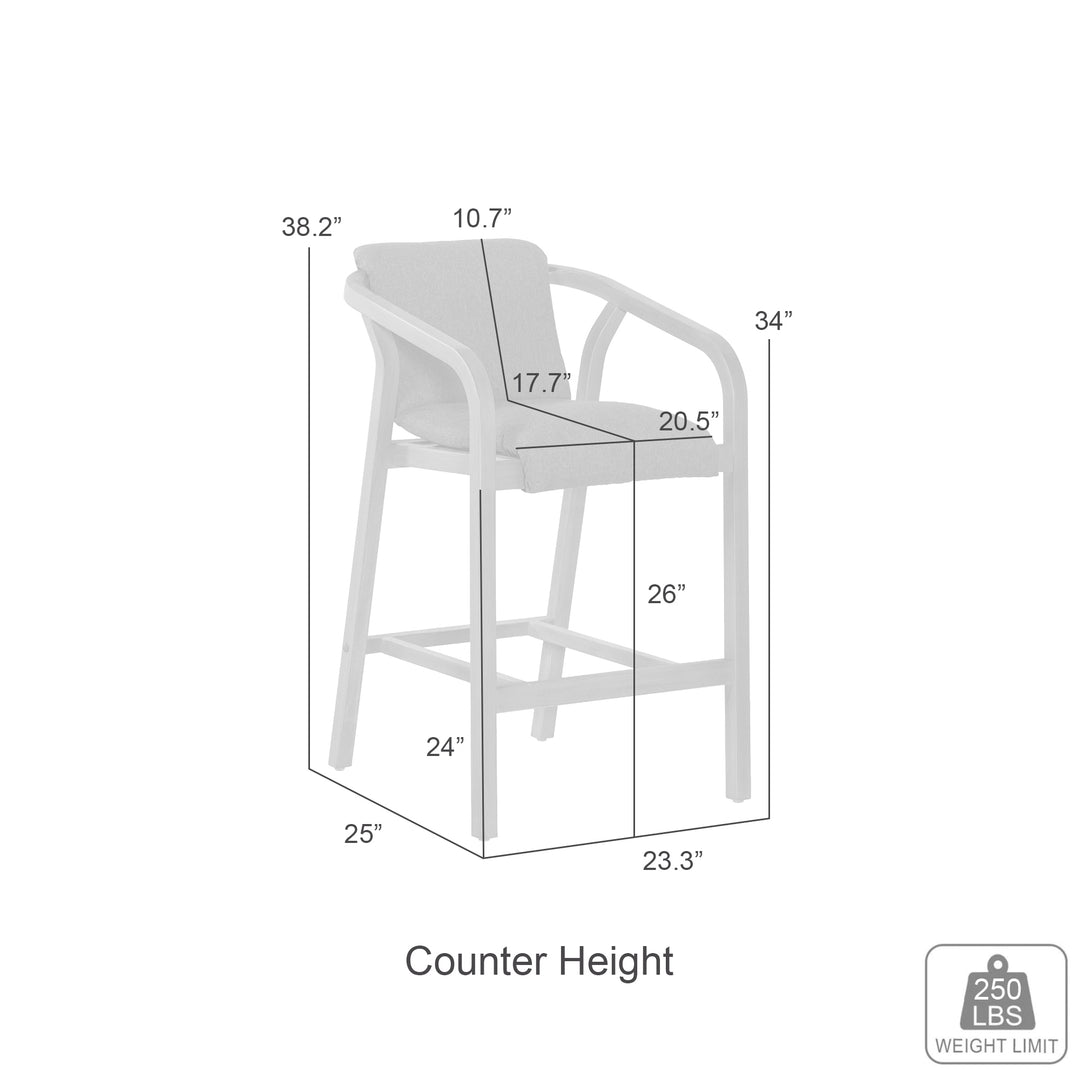 Solara Outdoor Counter Height Barstool