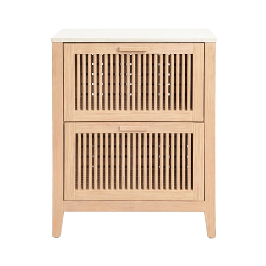 Solara Outdoor Double Drawer Storage Cabinet