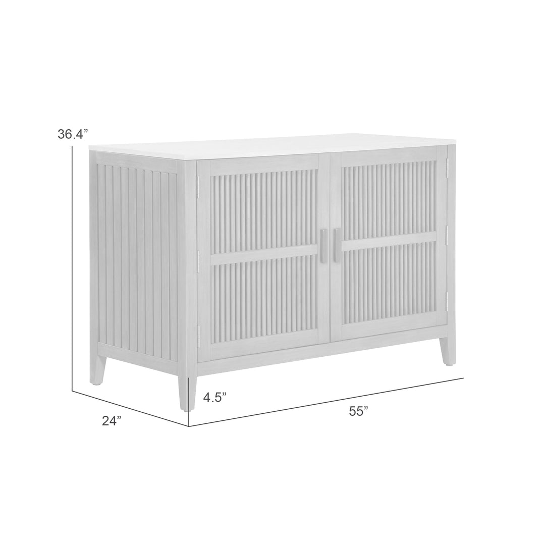 Solara Outdoor Double Door Storage Cabinet