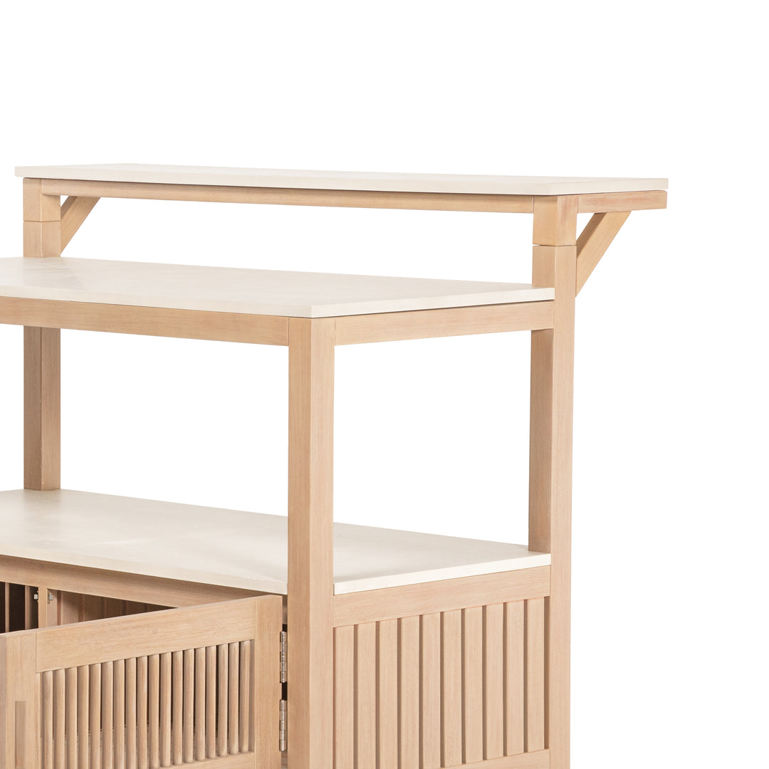 Solara Outdoor Multi-Tier Bar Island