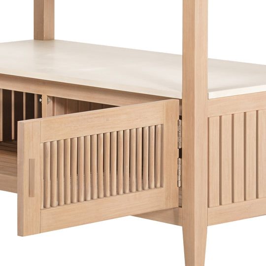 Solara Outdoor Multi-Tier Bar Island