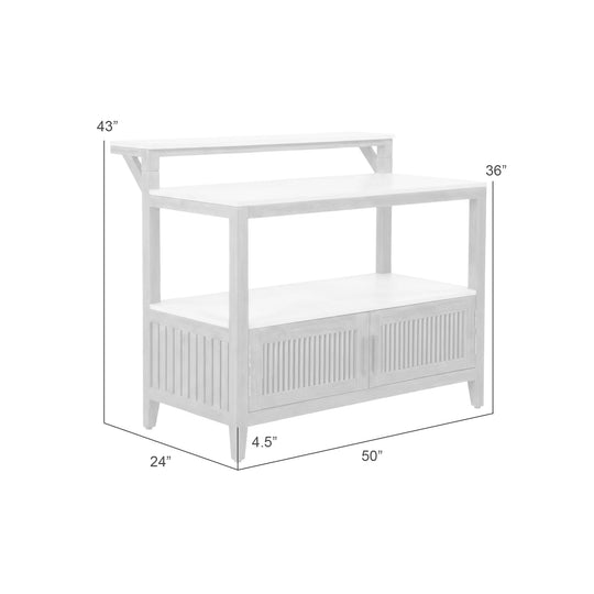 Solara Outdoor Multi-Tier Bar Island