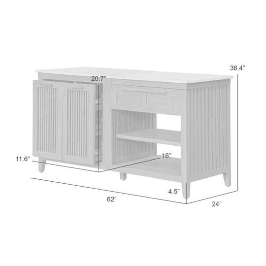 Solara Outdoor Kitchen Island Cabinet