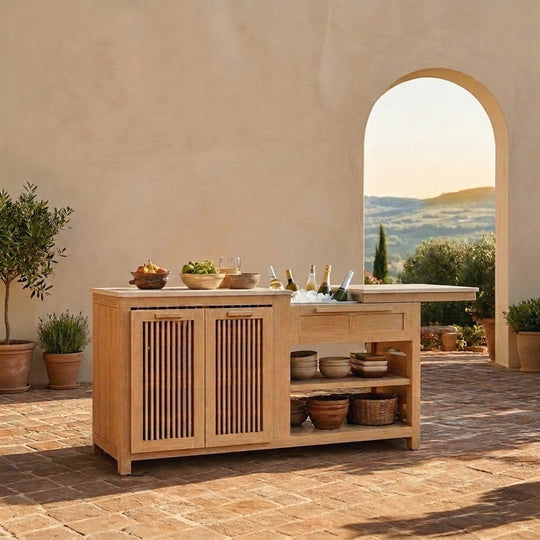 Solara Outdoor Kitchen Island Cabinet