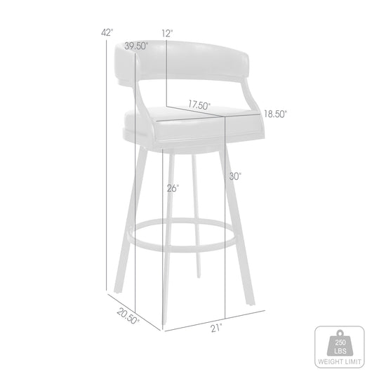 Armen Living Saturn Barstool