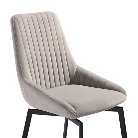 Susie Swivel Upholstered Dining Chair Set of 2