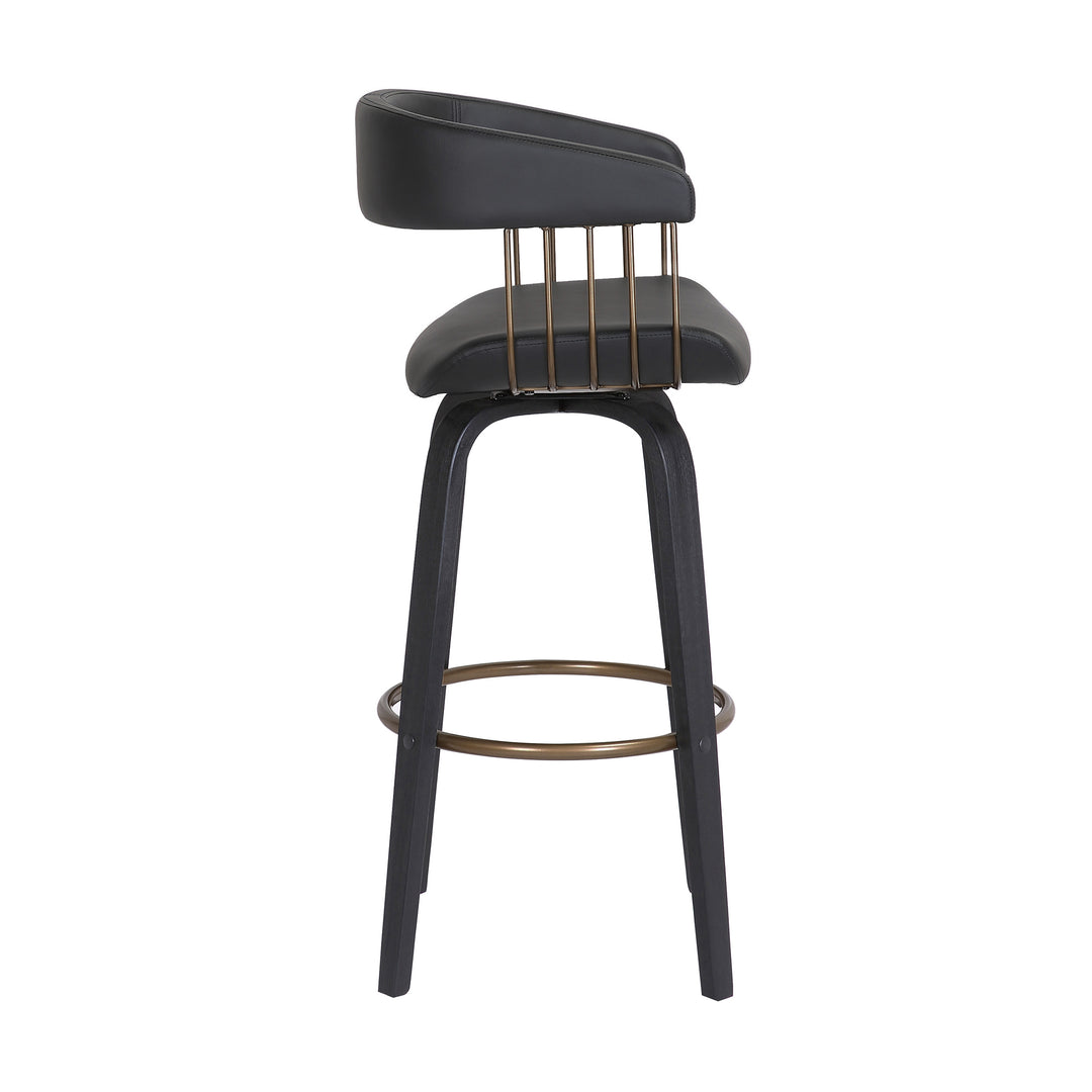 Armen Living Topanga Upholstered Barstool