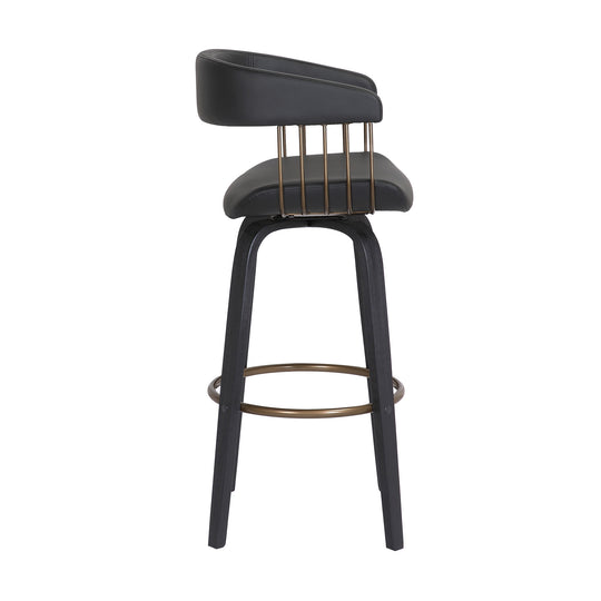 Armen Living Topanga Upholstered Barstool
