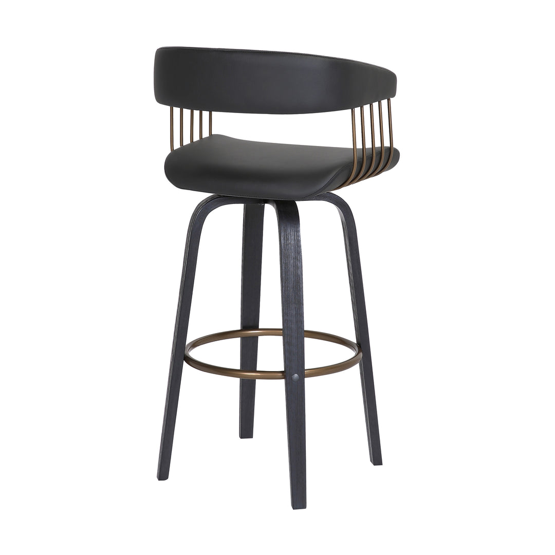 Armen Living Topanga Upholstered Barstool