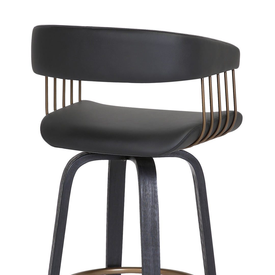 Armen Living Topanga Upholstered Barstool
