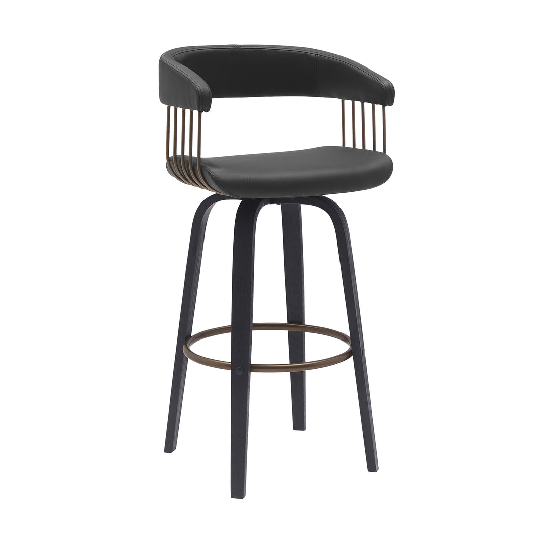 Armen Living Topanga Upholstered Barstool