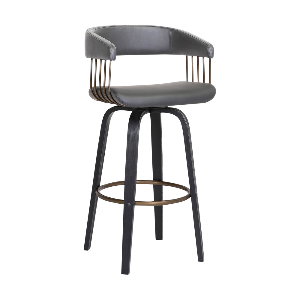 Armen Living Topanga Upholstered Barstool