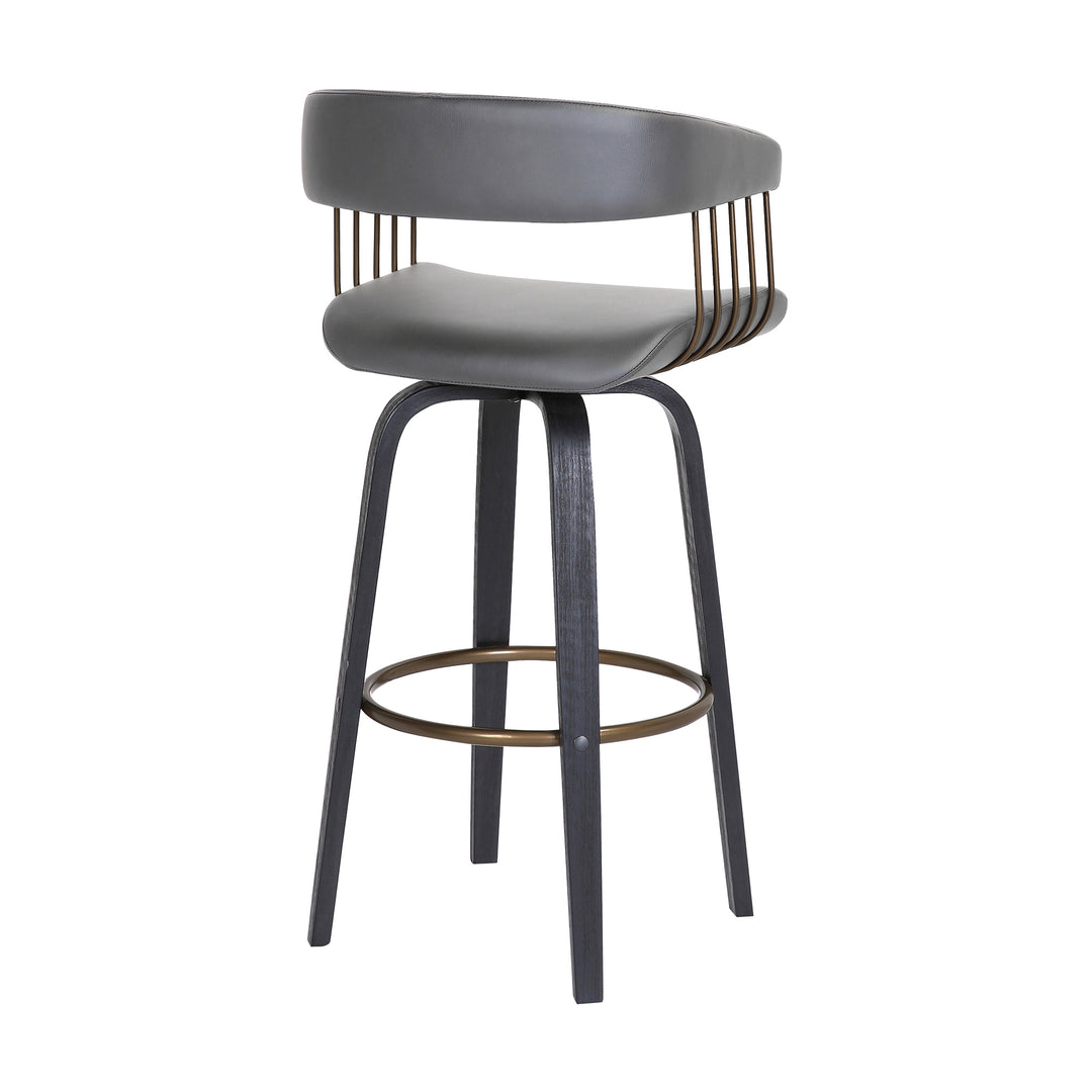 Armen Living Topanga Upholstered Barstool