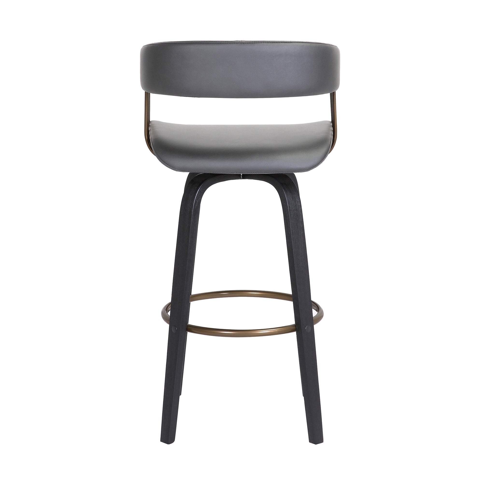 Armen Living Topanga Swivel Bar Stool - Thumbnail 3