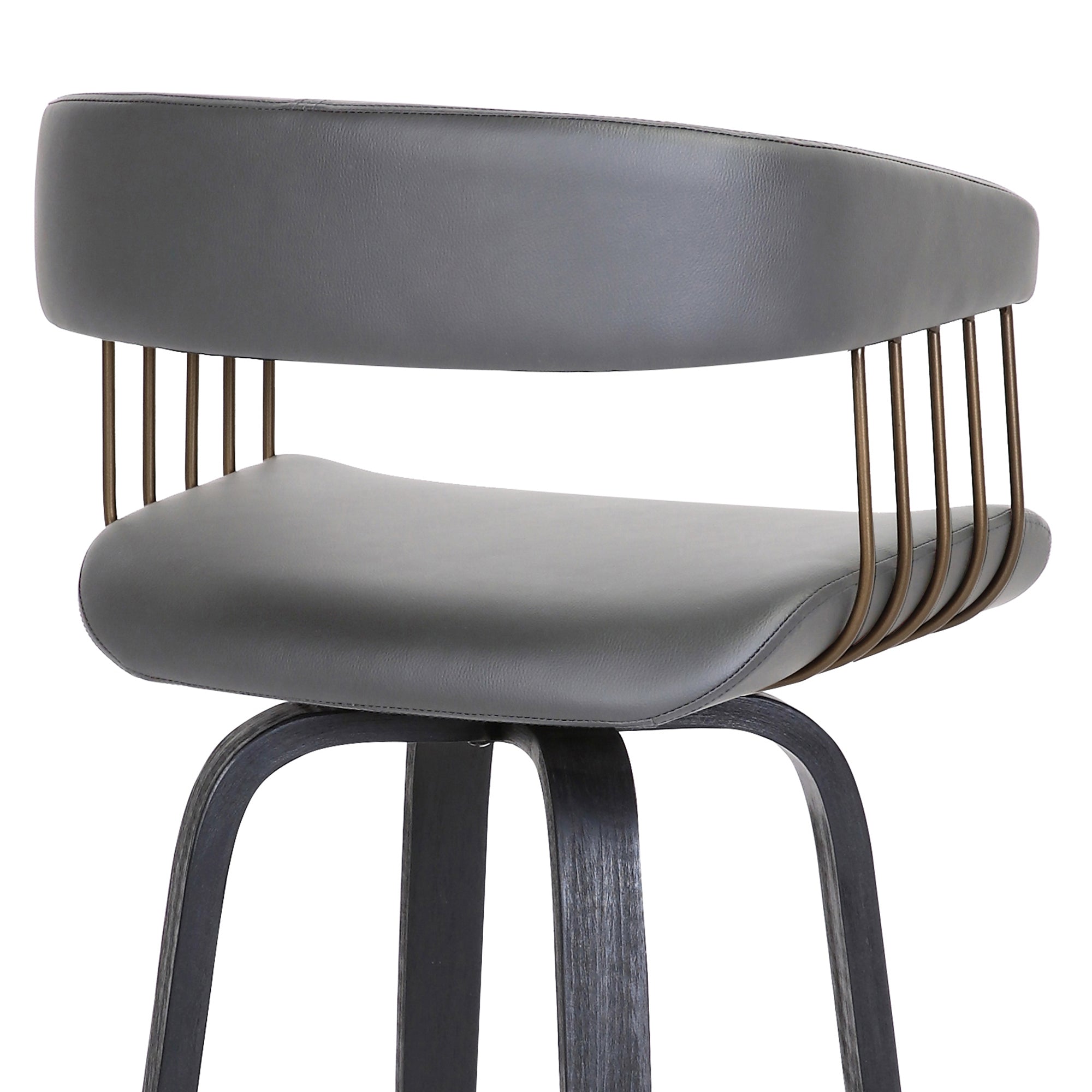 Armen Living Topanga Swivel Bar Stool