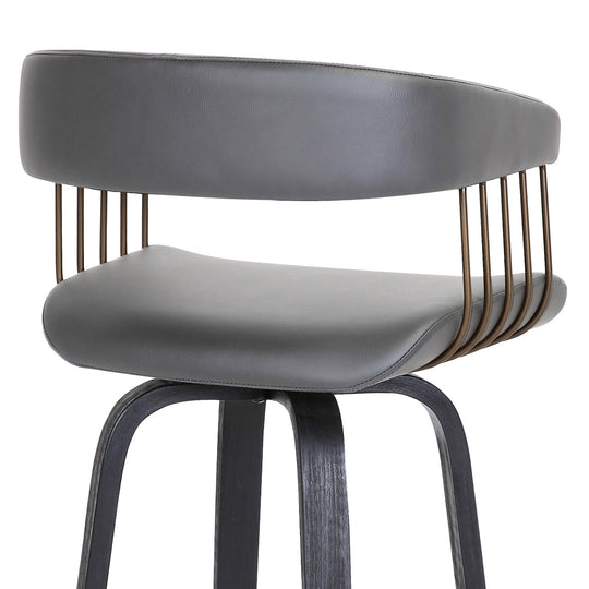 Armen Living Topanga Upholstered Barstool