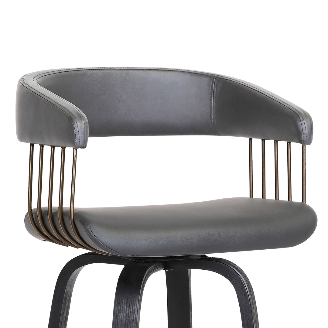 Armen Living Topanga Upholstered Barstool