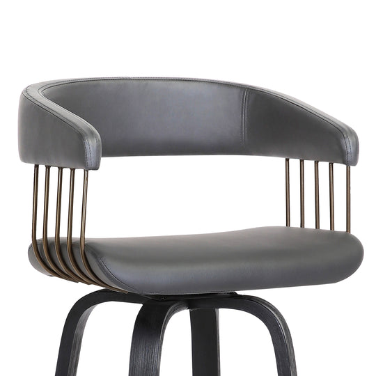 Armen Living Topanga Upholstered Barstool