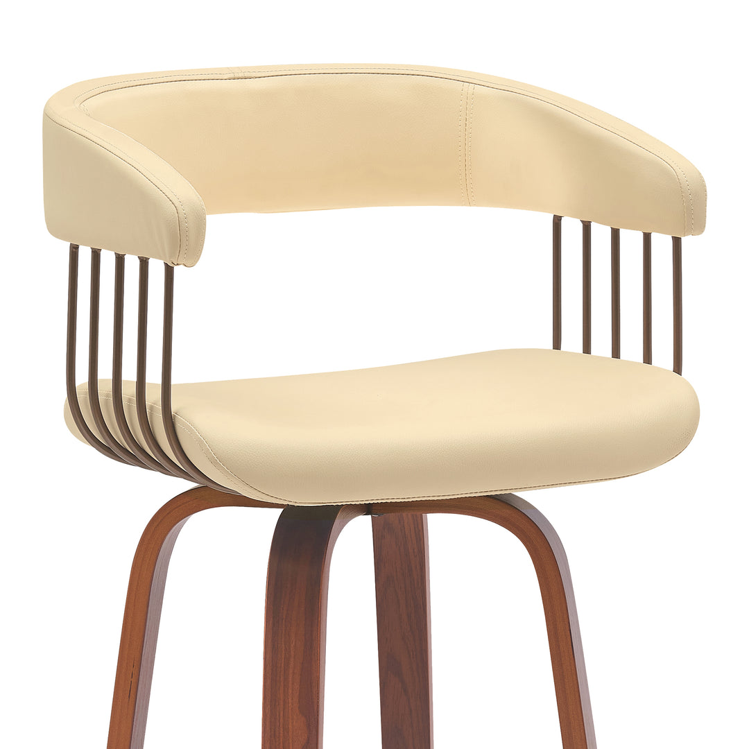 Armen Living Topanga Upholstered Barstool
