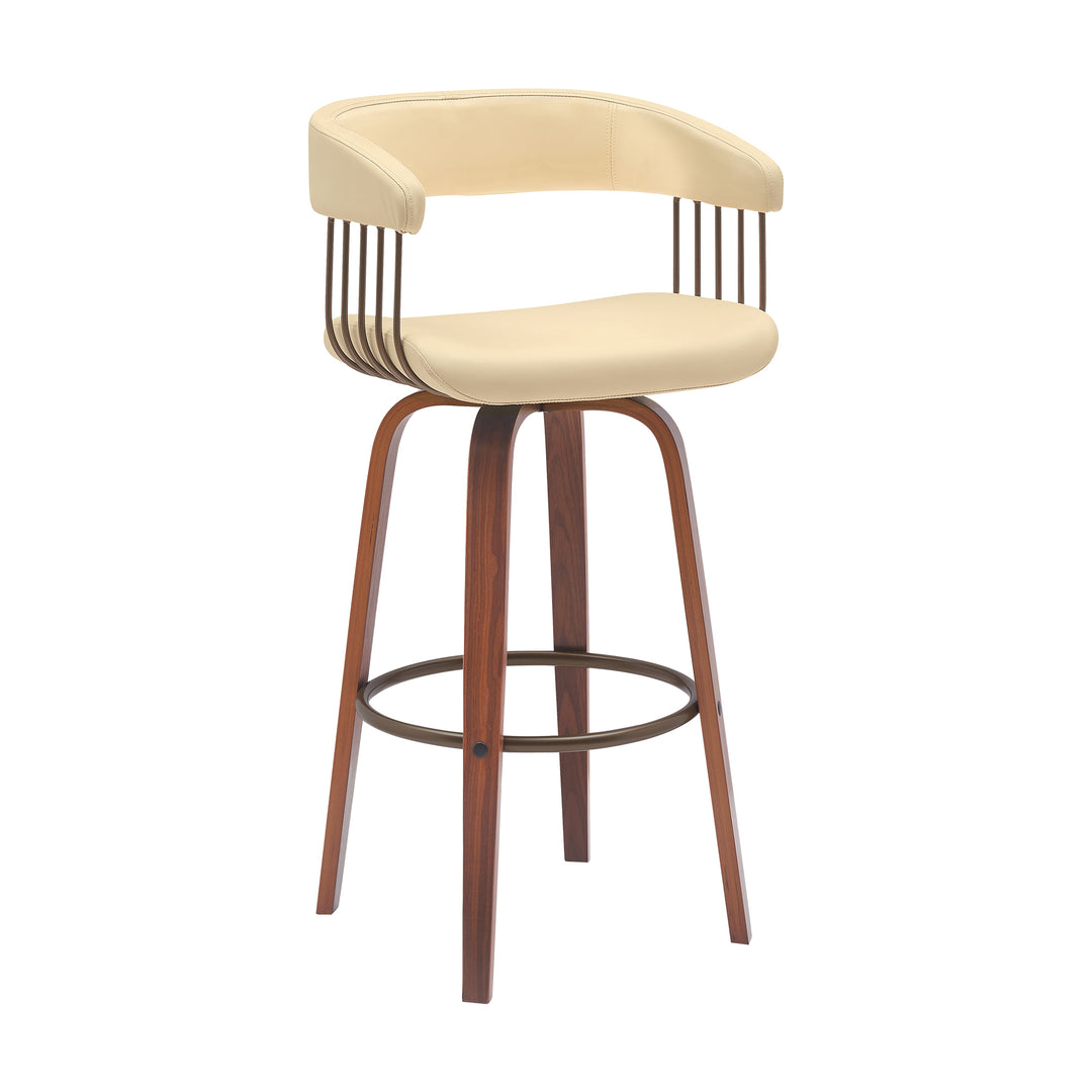 Armen Living Topanga Upholstered Barstool