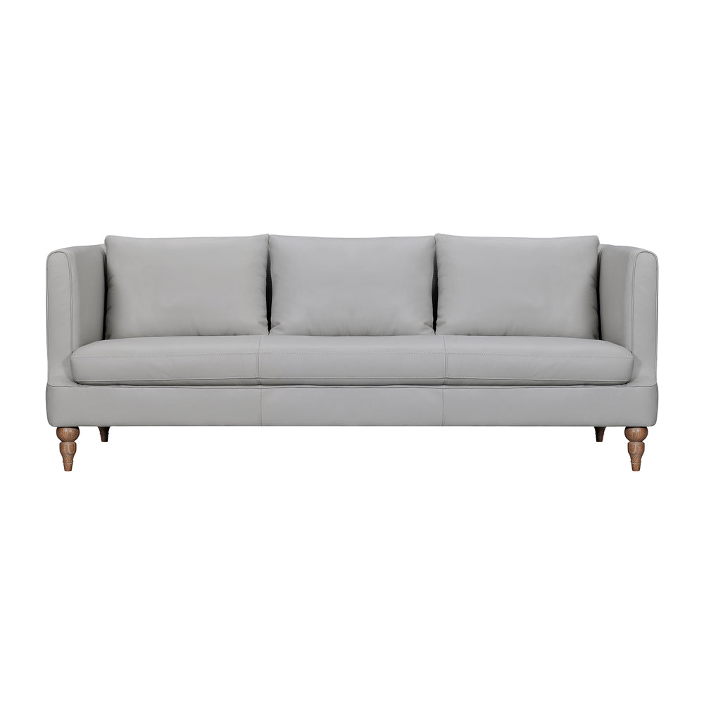 Vincenza 85 in. Leather Sofa