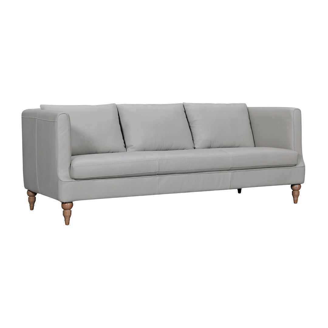 Vincenza 85 in. Leather Sofa