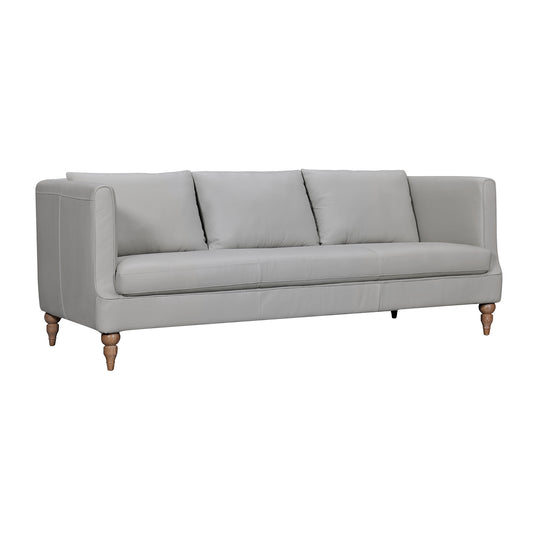 Vincenza 85 in. Leather Sofa