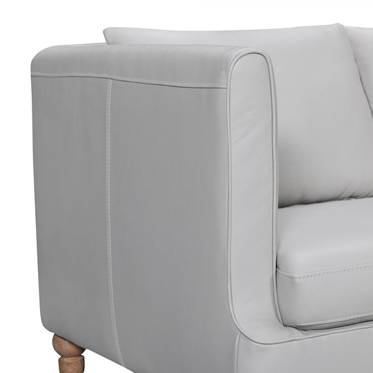 Vincenza 85 in. Leather Sofa