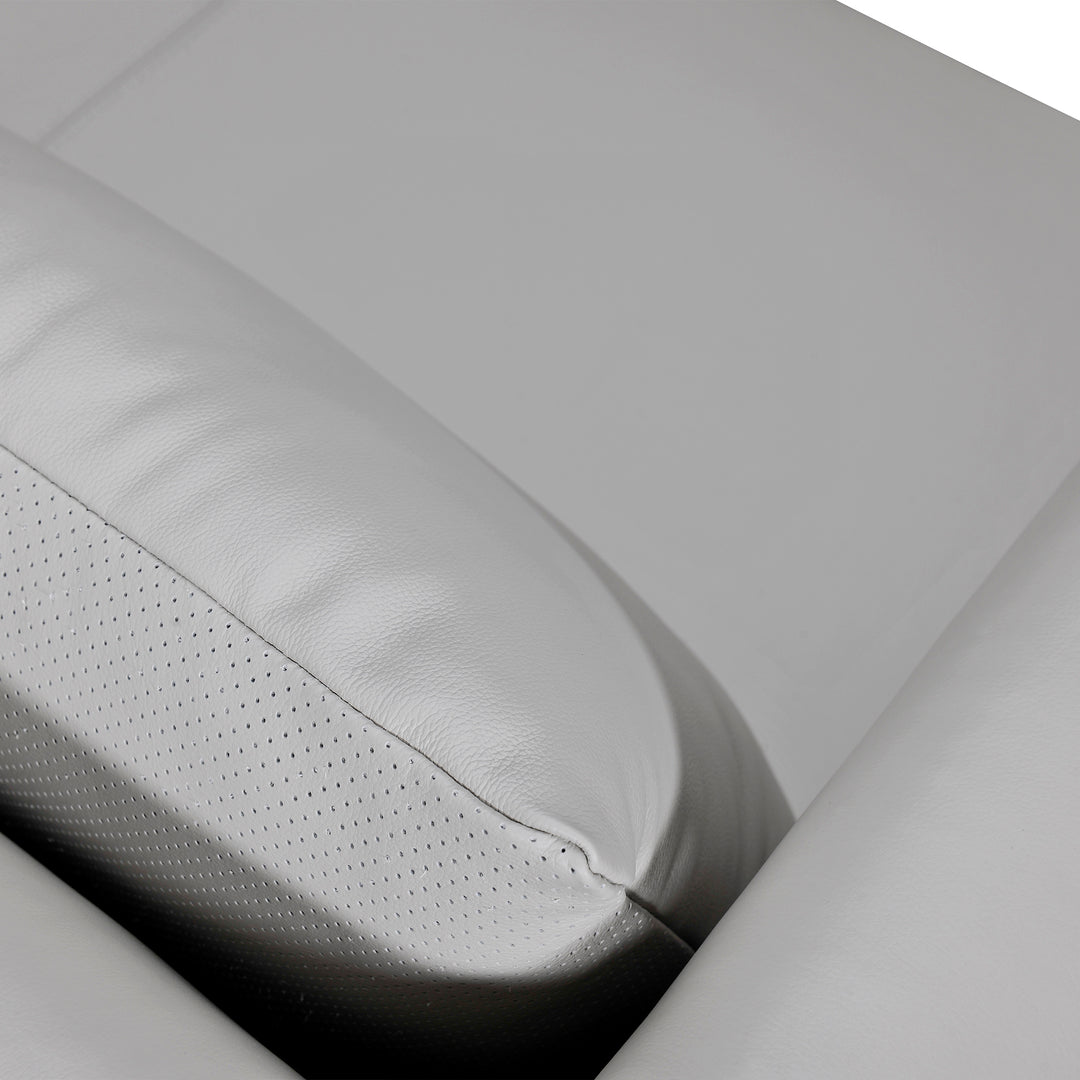 Vincenza 85 in. Leather Sofa