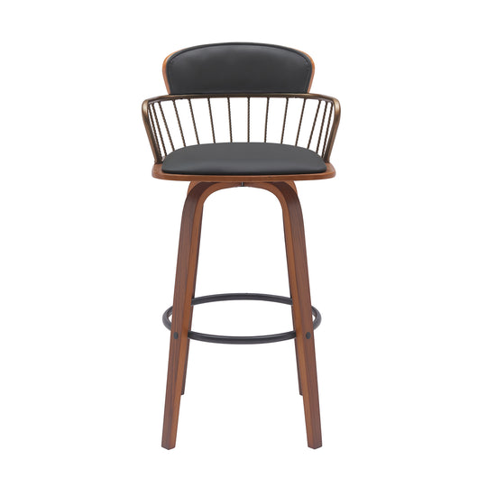 Willow Upholstered Swivel Barstool