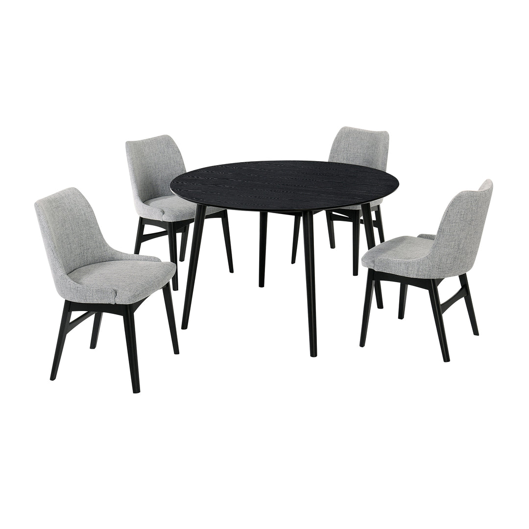 Arcadia and Azalea 48 in. 5-Piece Dining Set