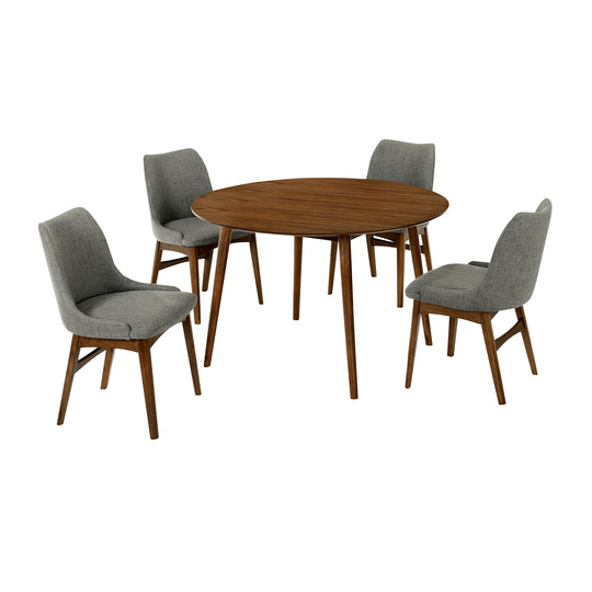 Arcadia and Azalea 48 in. 5-Piece Dining Set