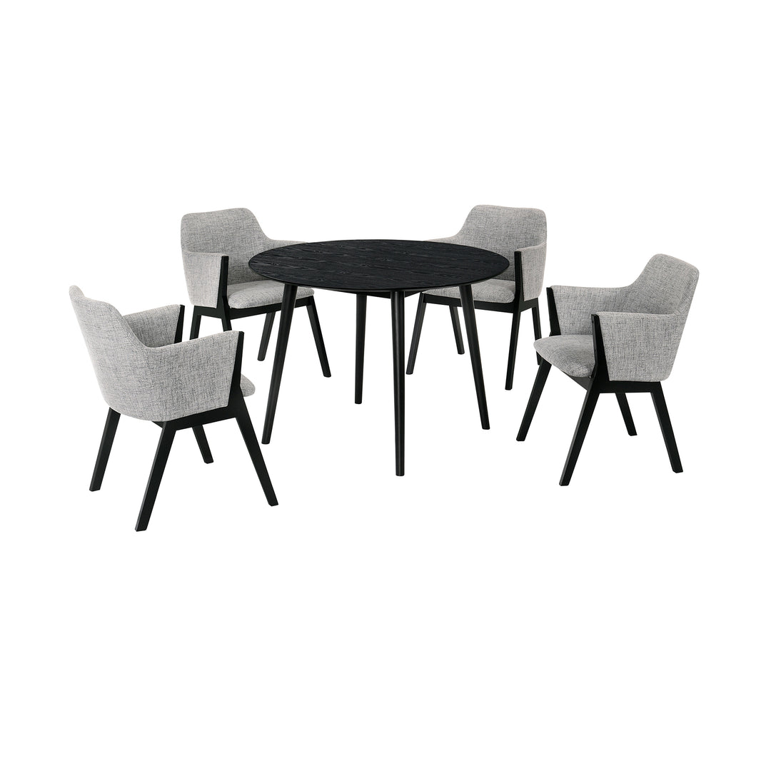 Arcadia and Renzo 42 in. 5-Piece Dining Set
