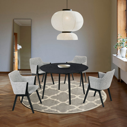 Arcadia and Renzo 48 in. 5-Piece Dining Set
